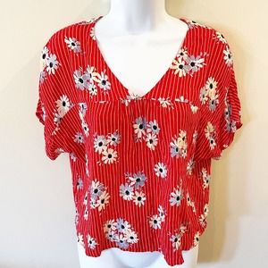 Madewell Daisy Society Rhyme Top Size Small